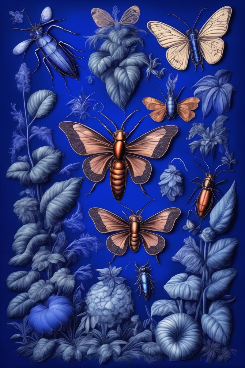 00068-2112785582-_lora_Maria Sibylla Merian Style_1_Maria Sibylla Merian Style - romantic garden of Eden, exotic insects and plants, style of gri.png